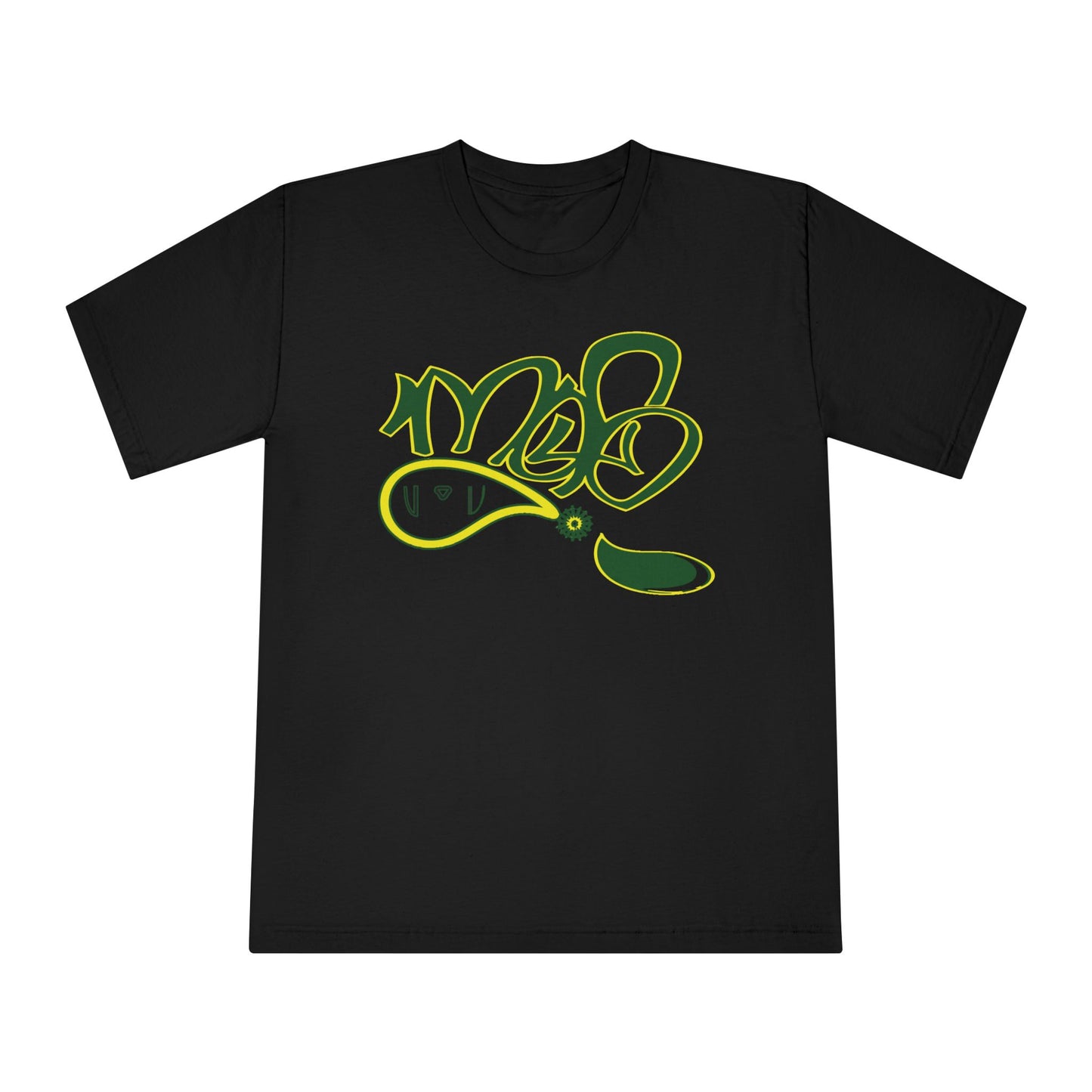 Graffiti-Inspired Unisex Classic Crewneck T-Shirt, Stylish Streetwear, Gift for Teens, Urban Fashion, Casual Graphic Tee
